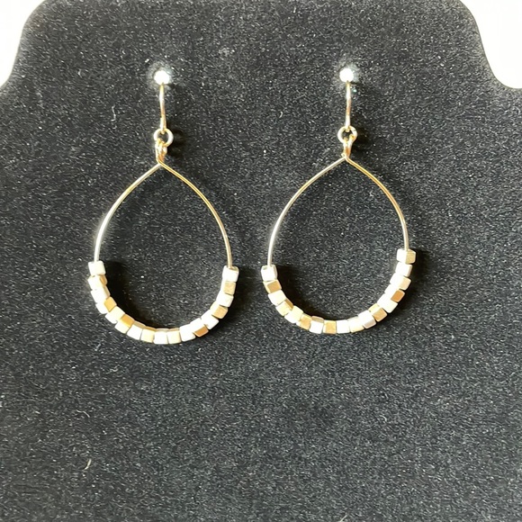 Jewelry - Gold and Silver Bead Earrings